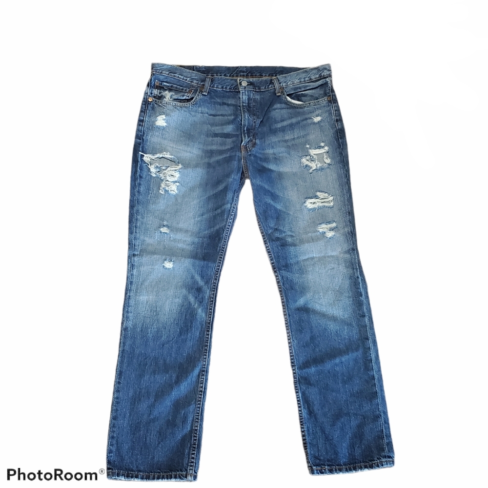 Levi's 511 Men's Distressed Denim Jeans Size 40x30